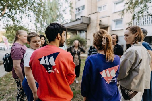 Barbora and Orkun Magic Carpets residency in Kaunas 2025 by Martynas Plepys